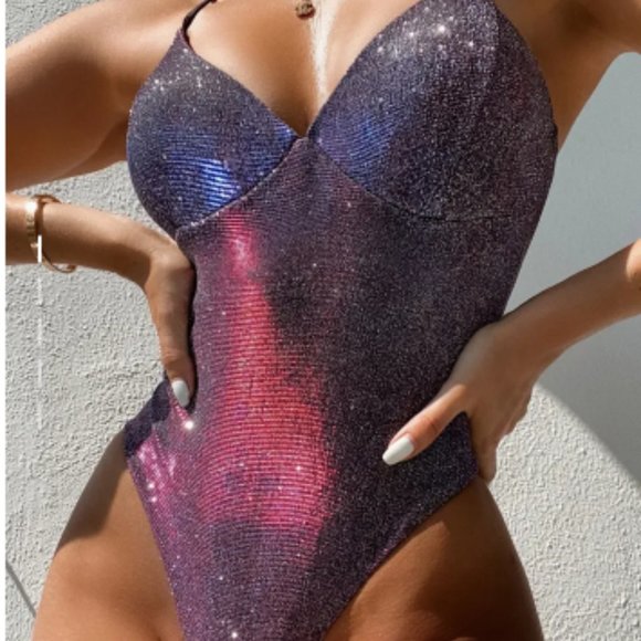 Flash Bikini Sexy One-Piece Swimsuit - Picture 1 of 4